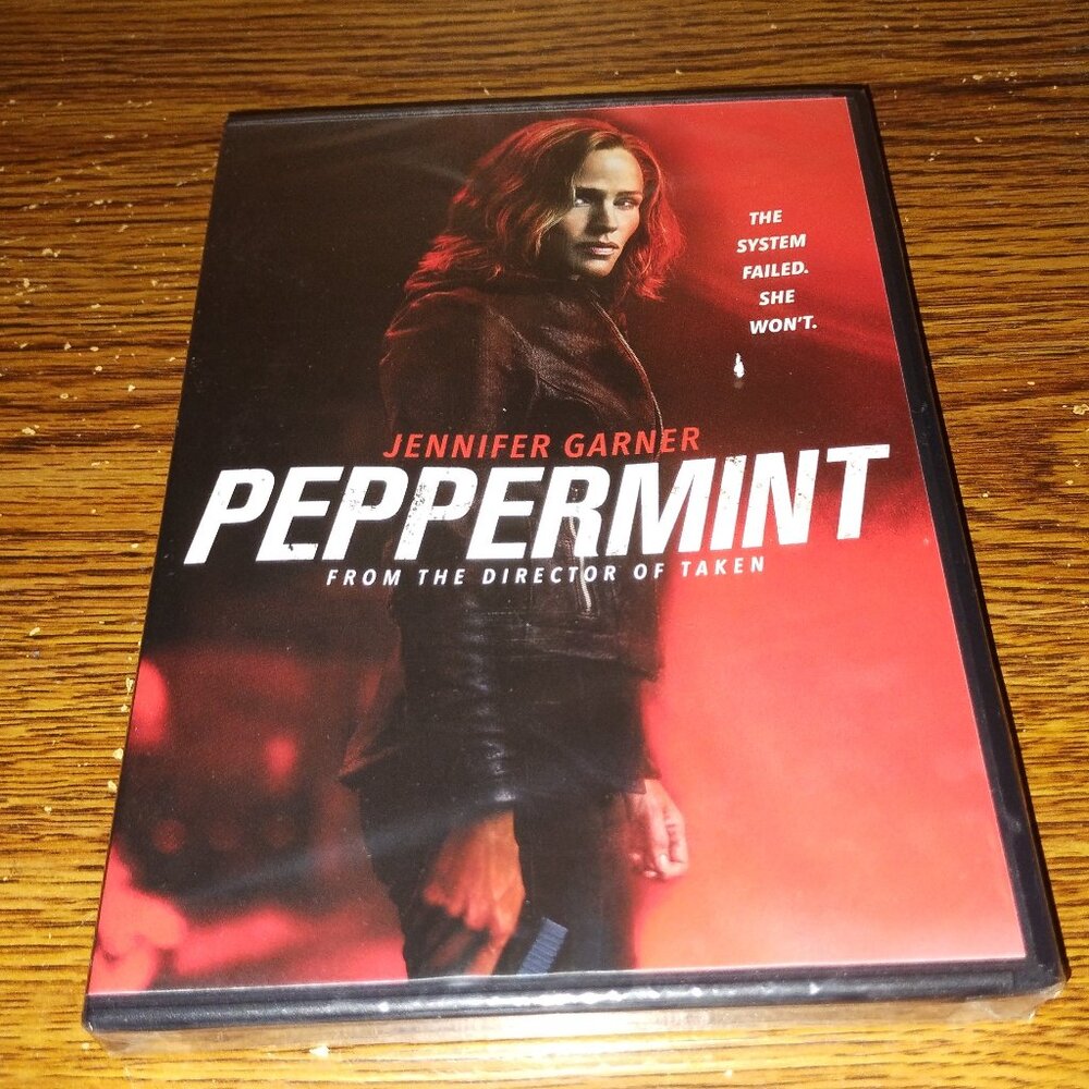 Peppermint (DVD, 2018) (unopened) Jennifer Garner, John Ortiz, John Gallagher